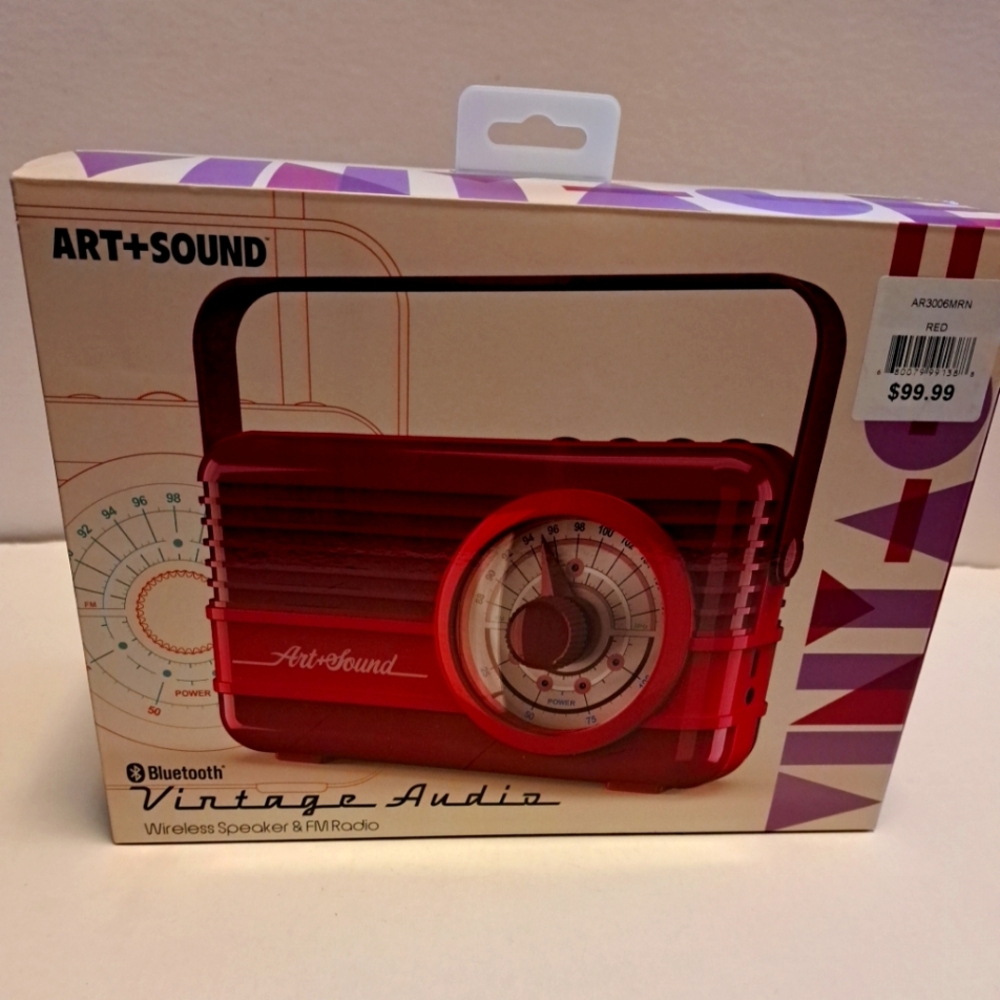 Art & Sound Bluetooth Vintage Audio Wireless speaker & FM radio